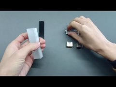 K15 LED Şerit Alüminyum Profil için Siyah PC Kapaklı Normal led alüminyum profil