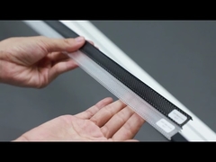 PC/PMMA şeffaf/yarı şeffaf/siyah/difüzör kapaklı LED Şerit Alüminyum Profil