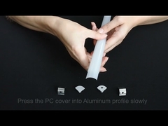 Led Köşe Alüminyum Profili Kabine için 45 90 Derece Açı Işık