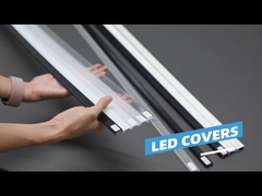 Led Şerit Bar Işığı İçin Alüminyum Profil, Sert Bar Işığı İçin Muhafaza, Kapak, Uç Kapakları, Klipsler, Dolap