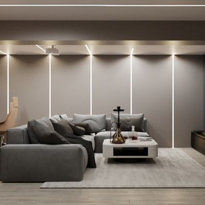 İyi bir fiyat. Alçı duvar alçıpan için Eloksallı Duvar Gömme LED Alçıpan Profili çevrimiçi