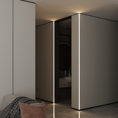 İyi bir fiyat. W53.5mm Gypsum Wall LED Plasterboard Profile IP45 Recessed Led Light Profile çevrimiçi