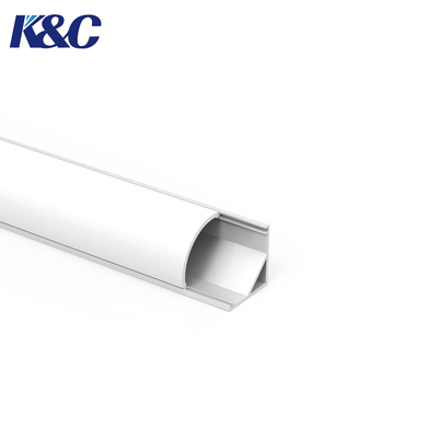 İyi bir fiyat. Yüzey Montajlı LED Düz açılı Alüminyum Köşe Profili 45° Diffuser ile çevrimiçi