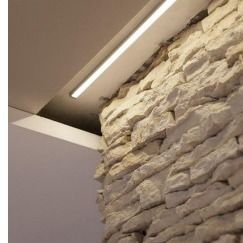 İyi bir fiyat. Ekstrüzyon Muhafazası 6063 Alüminyum Led Şerit Kanalı, Pc Pmma Kapaklı Endcaps Klipsli çevrimiçi