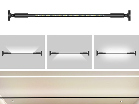 Asma Led Skyline Lineer Işık Siyah Beyaz Duvar Yıkayıcı Paslanmaz Çelik 2835 Cob Led Şerit Profili