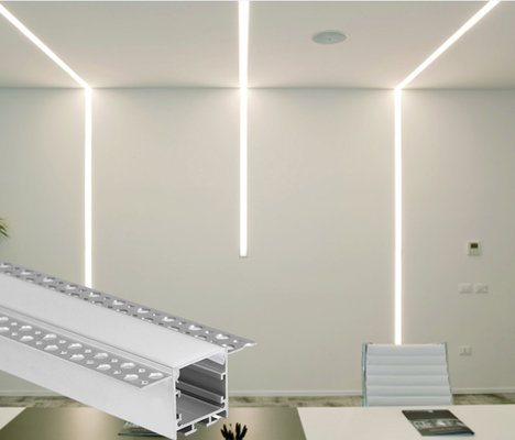 İyi bir fiyat. LED Alçıpan Profil Gömme Alçı Alçı Duvar Alçıpan Led Şerit Alüminyum Profil Ekstrüzyon Kanalı çevrimiçi