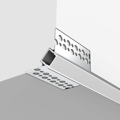 İyi bir fiyat. LED Alçıpan Profil Kanalı Gömme Alçıpan Alçı Alçı 6063 T5 Alüminyum Led Şerit Işık için çevrimiçi