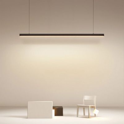 6063 T5 PC Buzlu 75 * 95mm Led lineer aydınlatma için Yukarı ve Aşağı Aydınlatma LED Profili
