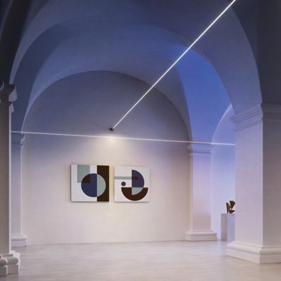 Siyah PVC silüet ışıkları aksesuarları ile paslanmaz çelik şerit starline lineer ışık