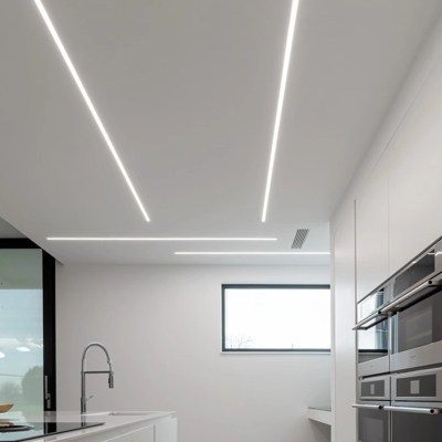 LED Şerit Alüminyum Profil Genişlik16mm*Yüksek12mm, PC difüzör kapaklı