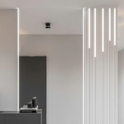 Led alüminyum kanal IP65 PC difüzör kapaklı su geçirmez LED kanal için led alüminyum profil PMMA kapak