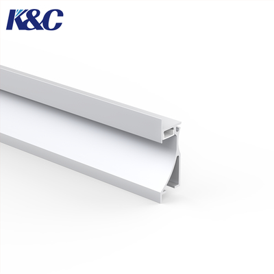 İyi bir fiyat. 6063 T5 Alüminyum LED Köşe Profili W26.4 x H77.5mm 2M Uzunluk çevrimiçi