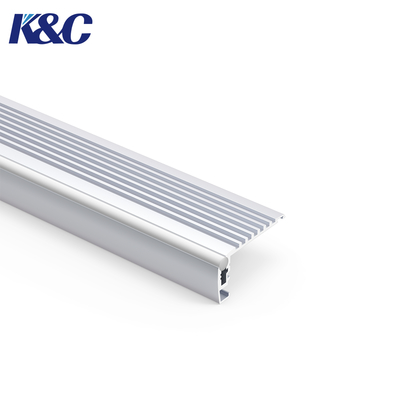 İyi bir fiyat. 6063 Alüminyum LED Basamak Işığı Profili 43.37x22.5mm PC Difüzörlü çevrimiçi