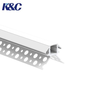İyi bir fiyat. 6063 T5 Aluminum LED Extrusion Channel W42.0 × H32.0mm with Sandblasting Oxidation and ROHS Certified çevrimiçi