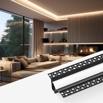 İyi bir fiyat. Özel Uzunluk 6063 Alüminyum Alaşım LED Skirting Board Entegre Işıklandırma ile Alüminyum Ekstrüzyon Profili çevrimiçi