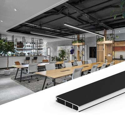 İyi bir fiyat. LED Çizgi Işığı için 6063 Alüminyum Alaşım ve Toz Kaplama ile Özel Uzunluklu LED Çizgi Alüminyum Profili çevrimiçi