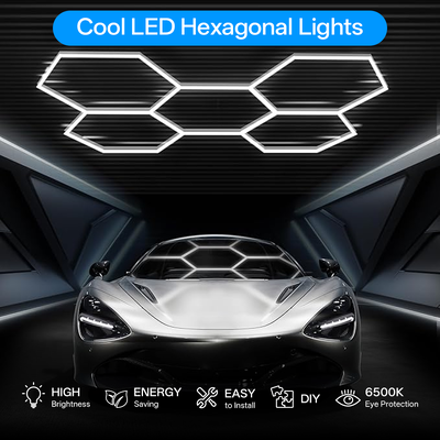 K&C Altıgen Işık LED Tavan Duvar Detaylandırma Stüdyo Lüks Atölye Işığı Diy Led Petek Araba Atölyesi Garaj Çalışma Işığı