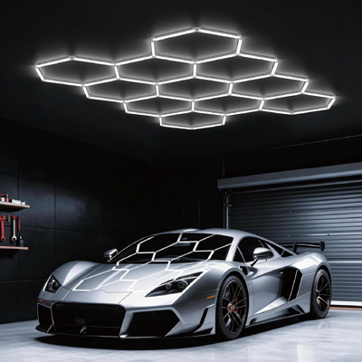 İyi bir fiyat. LED Hex Light Hexagon Panel Lighting System Modüler Bağlanabilir Bal Arısı Tavan Işıkları Ev Garaj Stüdyosu Ofis çevrimiçi