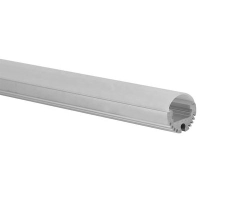 Tüp ışık için yüksek kaliteli 20mm anodize alu yuvarlak led profil