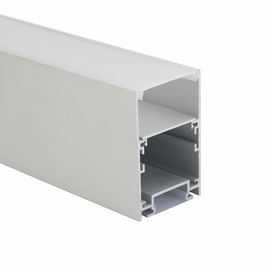 Led şerit alüminyum profil IP20 Dahili Sürücü Yukarı ve Aşağı Aydınlatma LED Profili