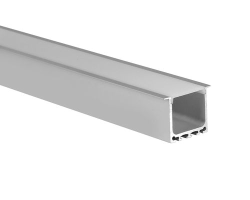 Genişlik33.8mm Yüksek25,8mm Led Alüminyum Profiller PC difüzörlü gömme lineer aydınlatma için