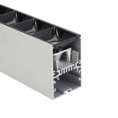 Led şerit alüminyum profil Genişlik54mm High80mm Sürücü Lensli LED Alüminyum Profilde