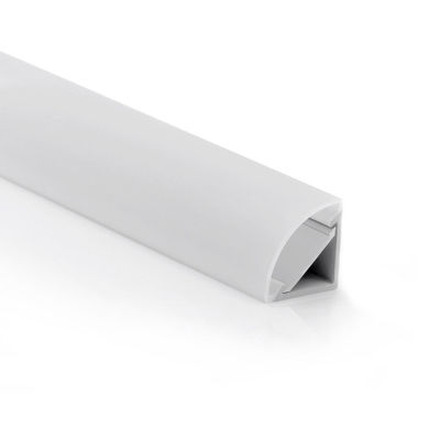 PC Difüzör Suya Dayanıklı LED Kanal 6063 T5 Köşe İçin 16 * 16mm
