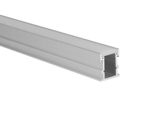 Dış mekan 6063 T5 Opal difüzör PC siyah Yeraltı Yüzeyi H26mm LED Zemin Profili