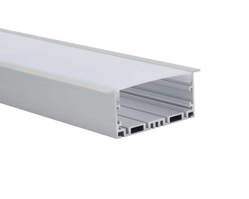 Lineer Aydınlatma için PMMA PC Gömme Alüminyum Led Kanal H35mm 6063 T5