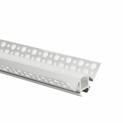 Gömme Alüminyum Şerit T5 6063 PC kapaklı LED Alçıpan Profil