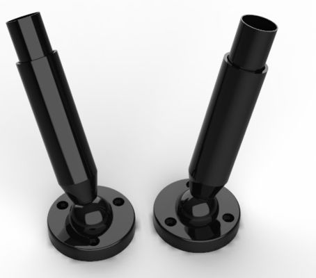 OEM ODM CE Skyline ışık kiti 202 Siyah PVC ile Paslanmaz Çelik Şerit Profil