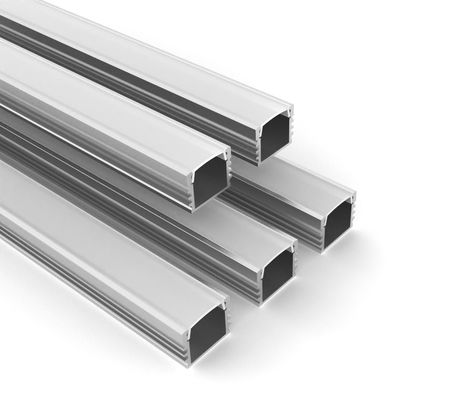 İyi bir fiyat. W16.5mm H13.5mm LED Şerit Alüminyum Profil 6063 T5 PC Difüzör LED Kanalı çevrimiçi