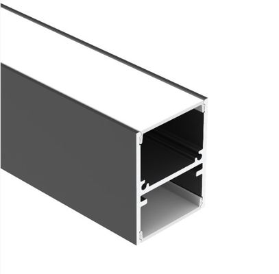 ROHS 6063 T5 Yukarı Aşağı Led Alüminyum Profil W27.3mm H35mm Lineer İçin