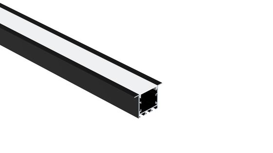 W35 * H35mm LED Alüminyum Ekstrüzyon Profilleri PC Difüzörlü Gömme Montaj