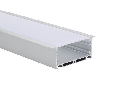 6063 T5 PC Difüzör Buzlu Led Alüminyum Ekstrüzyonlar Eloksallı IP44