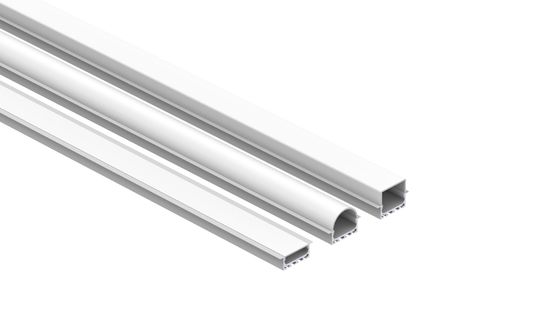 Doğrusal Aydınlatma için PC Difüzör Ip45 Gömme Led Alüminyum Kanal 6063 T5