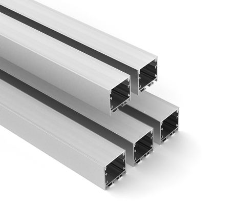6063 T5 Led Şerit Işık Kanalı 12mm Genişlik IP44, PC Buzlu Kapaklı