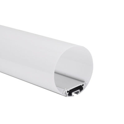 Ev Konut Binası Yuvarlak LED Profil Çapı 60mm 6063 T5 Alüminyum