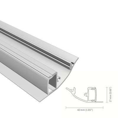 6063 Alaşım Duvara Monte Led Profil Alçıpan Alçı K59 Sprey Kaplama