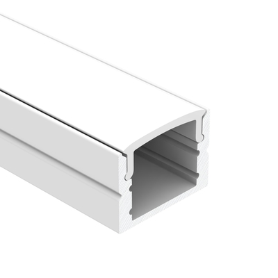 IP44 PMMA PC Yüzey Montajlı Led Kanallı Şeffaf Lensli Kumlama