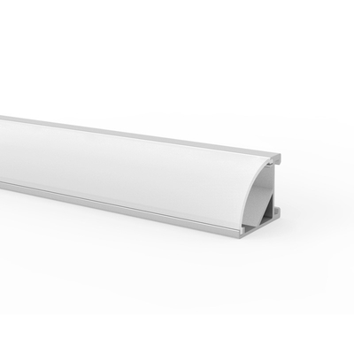Özel Boy 1m 2m 3m LED Köşe Alüminyum Profil Gümüş Sıva Altı