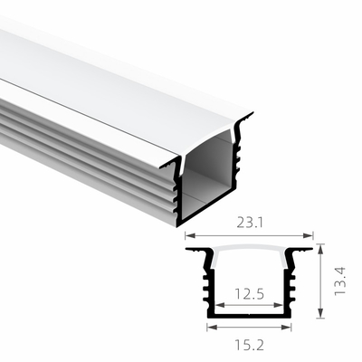 Suya Dayanıklı Eloksallı LED Şerit Alüminyum Profil t3 - t8 temper