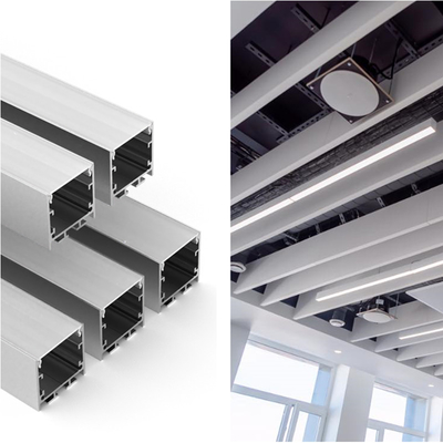 35 * 35mm LED Şerit Alüminyum Profil Kaldırma Led Şerit Işık
