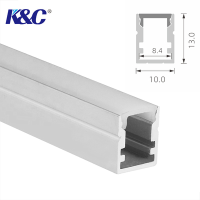 Küçük Kare Tavan Işık 10 * 13mm Difüzörlü LED Şerit Kanal