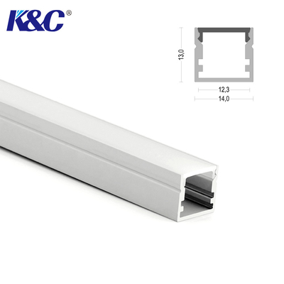 PMMA PC Kare Led Profil 6063 T5 Alüminyum Alaşımlı Ekstrüzyon Kanalı Ip65