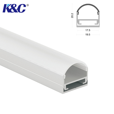 İyi bir fiyat. 6063 T5 LED Alüminyum Alaşımlı Kanal Kumlama 17mm PCB Genişliği çevrimiçi