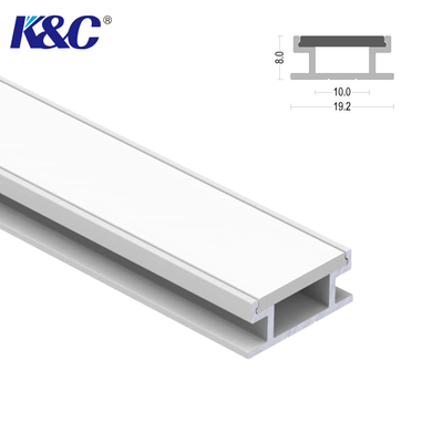 2.5m Uzunluk LED Zemin Profili 6063 T5 Alüminyum Alaşımlı Kanal Kumlama