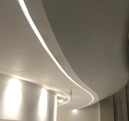 Esnek Profil Alu Ekstrüzyon U Led Şerit Işık Gömme Kanal Eğrisi Bükülebilir 6063 T5