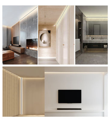 İyi bir fiyat. 6063 T5 Alaşımlı LED Köşesi Alüminyum Profili, PMMA Diffuser ve LED Şerit Kurulumu için T3-T8 Temperatörü ile çevrimiçi