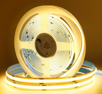 İç Mekan Dekorasyon COB Esnek LED Şerit Işıklar DC12V 320 Led Şerit LED Işık Şeridi